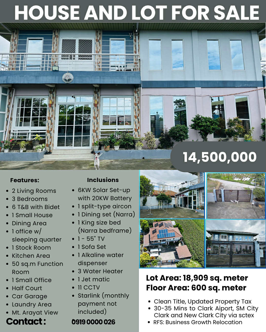 house and lot (agri lot)